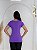 Blusa de Manga Mulet Cor Roxo Médio - Imagem 3