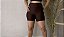 Short Meia Coxa Avulso Cor Marrom - Imagem 1
