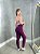 Conjunto Legging Lary+Top Tiras Cor Roxo Uva+Orquidea - Imagem 2