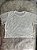 Blusa Croped Tule Cor Areia - Imagem 1
