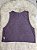 Regata Croped Tule Cor Roxo Profundo - Imagem 1
