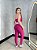 Conjunto Tamires Legging+ Top Bicolor Cor Rosa Fuschia+ Rosa BB - Imagem 4