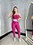 Conjunto Tamires Legging+ Top Bicolor Cor Rosa Fuschia+ Rosa BB - Imagem 5