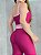 Conjunto Tamires Legging+ Top Bicolor Cor Rosa Fuschia+ Rosa BB - Imagem 2