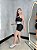 Conjunto Tamires Short+ Top Bicolor Cor Preto+Branco - Imagem 6