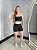 Conjunto Tamires Short+ Top Bicolor Cor Preto+Branco - Imagem 5