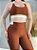 Conjunto Athena Legging+Top Cor Cobre +Off - Imagem 3
