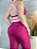 Conjunto Athena Legging+Top Cor Rosa Fuschia +Rosa BB - Imagem 1