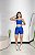 Conjunto Tamires Short+ Top Bicolor Cor Azul Royal+Azul BB - Imagem 1