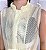 Blusa Colete Arrastão com Ziper Poliamida Cor Off - Imagem 4