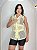 Blusa Colete Arrastão com Ziper Poliamida Cor Off - Imagem 3