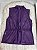 Blusa Colete Arrastão com Ziper Poliamida Cor Roxo Uva - Imagem 1