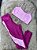 Conjunto Legging Lary+Top Tiras Cor Rosa Fuschia+Rosa BB - Imagem 1