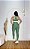 Conjunto Energia Legging+Top Cor Verde Oliva+Branco - Imagem 3