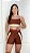 Conjunto Short Aline+Top Alça Reta Cor Cobre+Off - Imagem 1
