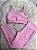 Conjunto Legging Básica+ Top Alça Reta Cor Rose - Imagem 1