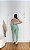 Conjunto Legging Básica+ Top Alça Reta Cor Verde Menta - Imagem 3