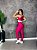 Conjunto Sofia Legging+Top Cor Rosa+Off - Imagem 3