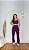 Conjunto Flare Legging+Top Alça Reta Cor Roxo Uva - Imagem 3