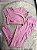 Conjunto Atitude Legging Bolso+Top Cor Rose - Imagem 1