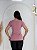 Blusa de Manga Mulet Cor Rosa Queimado - Imagem 4