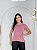 Blusa de Manga Mulet Cor Rosa Queimado - Imagem 1