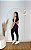 Conjunto Sofia Legging Canelado Poliamida+Top Cor Açai+Orquidea - Imagem 2