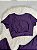 Conjunto Atitude Legging Canelado Poliamida+Top Cor Açai - Imagem 2