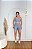 Conjunto Short Meia Coxa+ Top Clarisse Cor Cinza Claro - Imagem 1