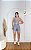 Conjunto Short Meia Coxa+ Top Clarisse Cor Cinza Claro - Imagem 4