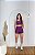 Conjunto Short Vibe+Top Cor Roxo Uva+Orquidea - Imagem 1