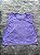 Regata Croped Tule Cor Lavanda - Imagem 1