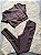 Conjunto Atitude Legging Bolso+Top Cor Marrom - Imagem 1