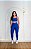 Conjunto Legging Bolso+Top Alça Reta Cor Azul Royal - Imagem 2