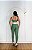 Conjunto Tamires Legging+Top Bicolor Cor Verde Oliva+Off - Imagem 4