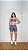 Conjunto Ana Short+ Top Bicolor Cor Cinza+Rosa BB - Imagem 3
