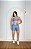 Conjunto Ana Short+ Top Bicolor Cor Azul Claro+Rosa BB - Imagem 4
