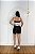 Conjunto Ana Short+ Top Bicolor Cor Preto+Branco - Imagem 4
