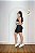 Conjunto Ana Short+ Top Bicolor Cor Preto+Branco - Imagem 3