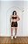 Conjunto Ana Short+ Top Bicolor Cor Marrom+Off - Imagem 4