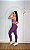 Conjunto Isis Legging+ Top Cor Roxo Uva+Orquidea - Imagem 1