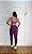Conjunto Isis Legging+ Top Cor Roxo Uva+Orquidea - Imagem 2