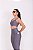 Conjunto Legging Bolso+Top Alça Reta Cor Cinza - Imagem 2