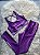 Conjunto Legging Val+ Top Cor Roxo Uva+Orquidea - Imagem 1