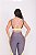 Conjunto Legging Val+ Top Cor Cinza+Amarelo Manteiga - Imagem 3