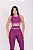 Conjunto Movimento Legging+Top Cor Roxo Uva+Orquidea - Imagem 3