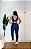 Conjunto Laycy Legging+Top Cor Azul Marinho - Imagem 2