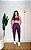 Conjunto Athena Legging+Top Cor Roxo Uva+Orquidea - Imagem 3