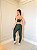 Conjunto Tamires Legging+Top Bicolor Cor Verde Militar+Areia - Imagem 2