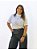 Camiseta Oversized Branca Gola Alta - Imagem 1